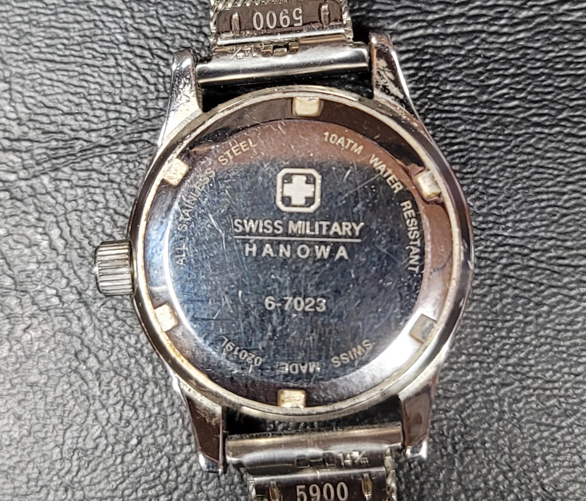 Swiss Military Hanowa 6-7023 Quartz Watch – Blue Dial