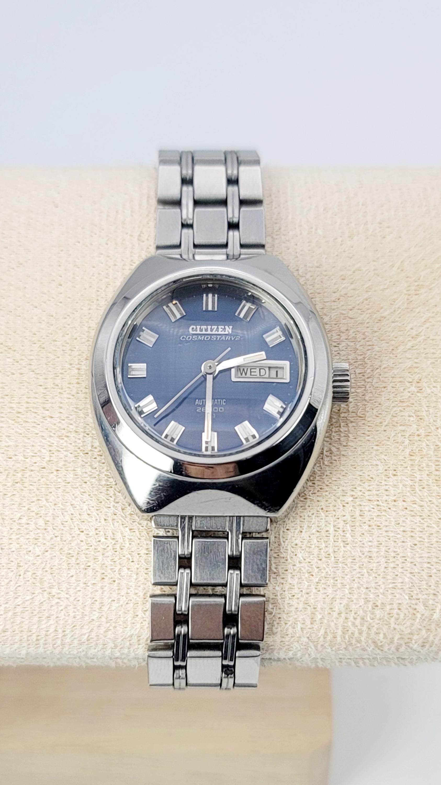 Vintage Citizen Cosmostar V2 6600 Women's Automatic 21J Day-date