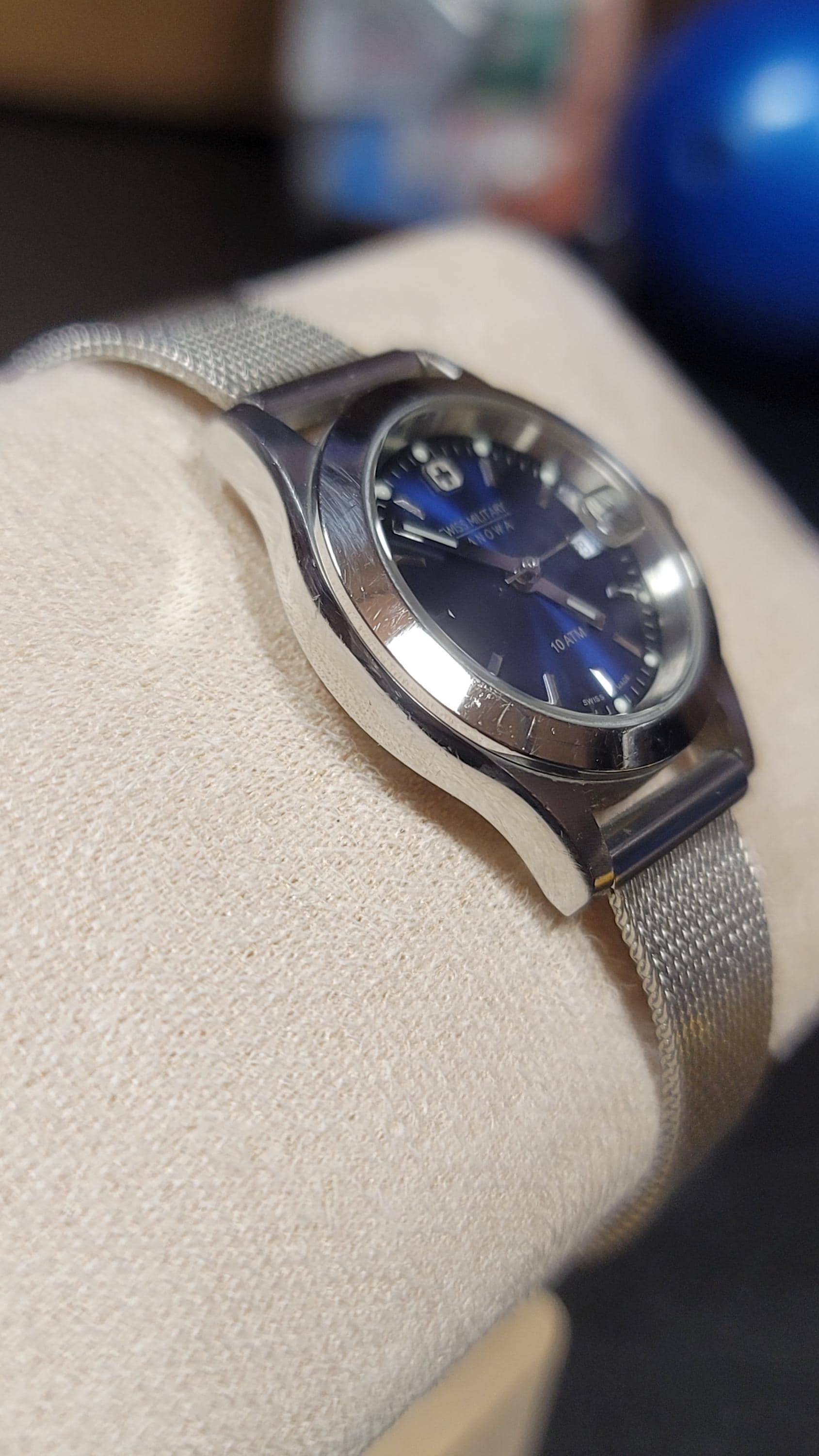 【激安通販オンラインショップ】 Watch Quartz 6-7023 Hanowa Military Swiss – Dial Blue 時計