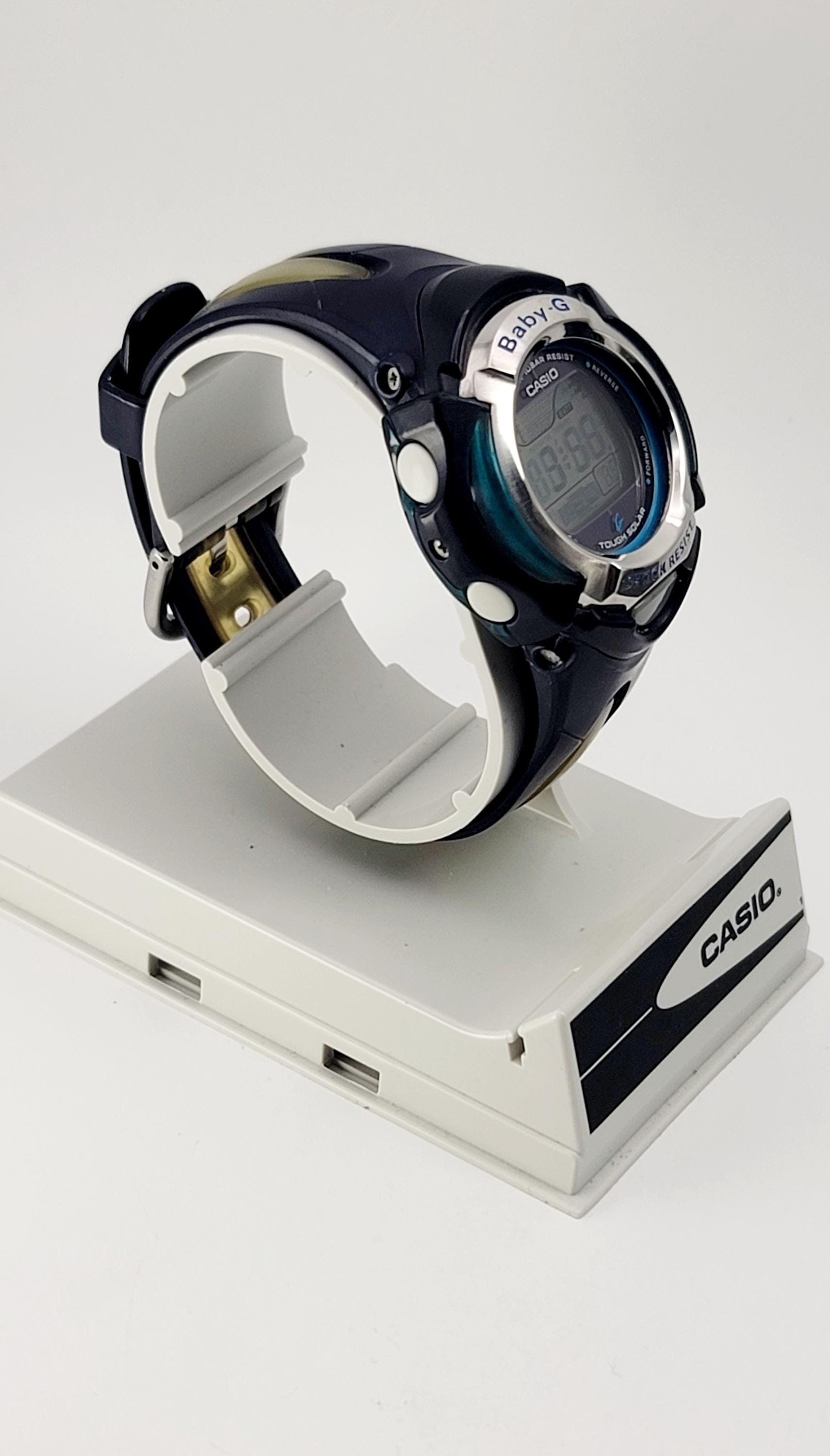 Casio Baby-G BGX-220 Tough Solar Tide Graph Blue Digital Watch Module 2611 Japan G Shock Casio Baby G - Etsy main image 3
