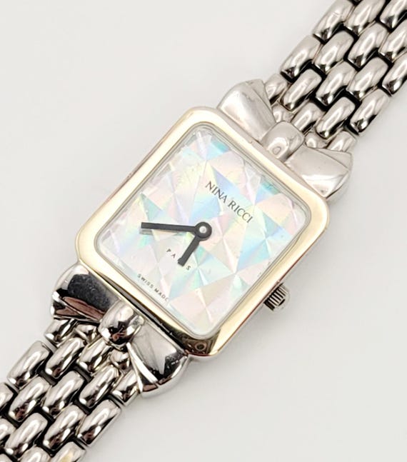 Vintage Nina ricci D‑950 “sparkle/stardust” Dial Swiss Made  display picture 2