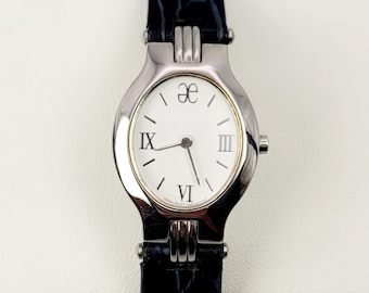 Vintage Citizen Elegance Women’s Quartz 1022-A05720 (GN-0-S) — Silver-Tone Oval