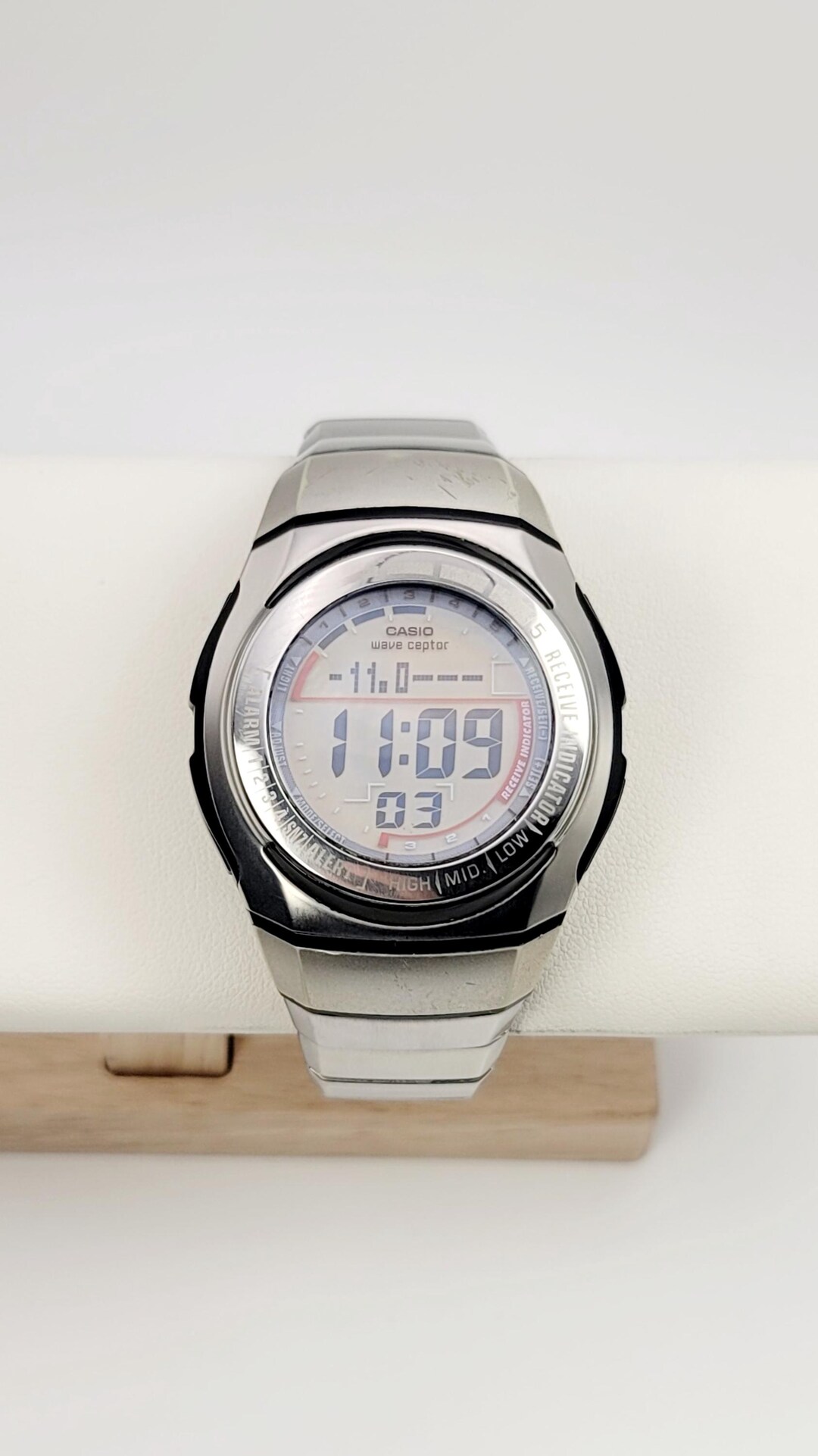 Vintage Casio Wave Ceptor WV-54J (2511) Digital Watch – Illuminator ...