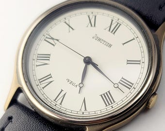 Vintage Citizen Vega Watch – 1990s Korea – Gold Tone Dress  Unisex Watch 6A31