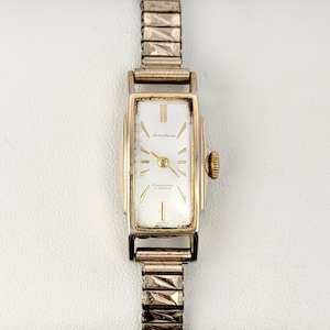 Vintage Seiko Solar Diashock 17-jewel Ladies Watch, 20 Micron Gold