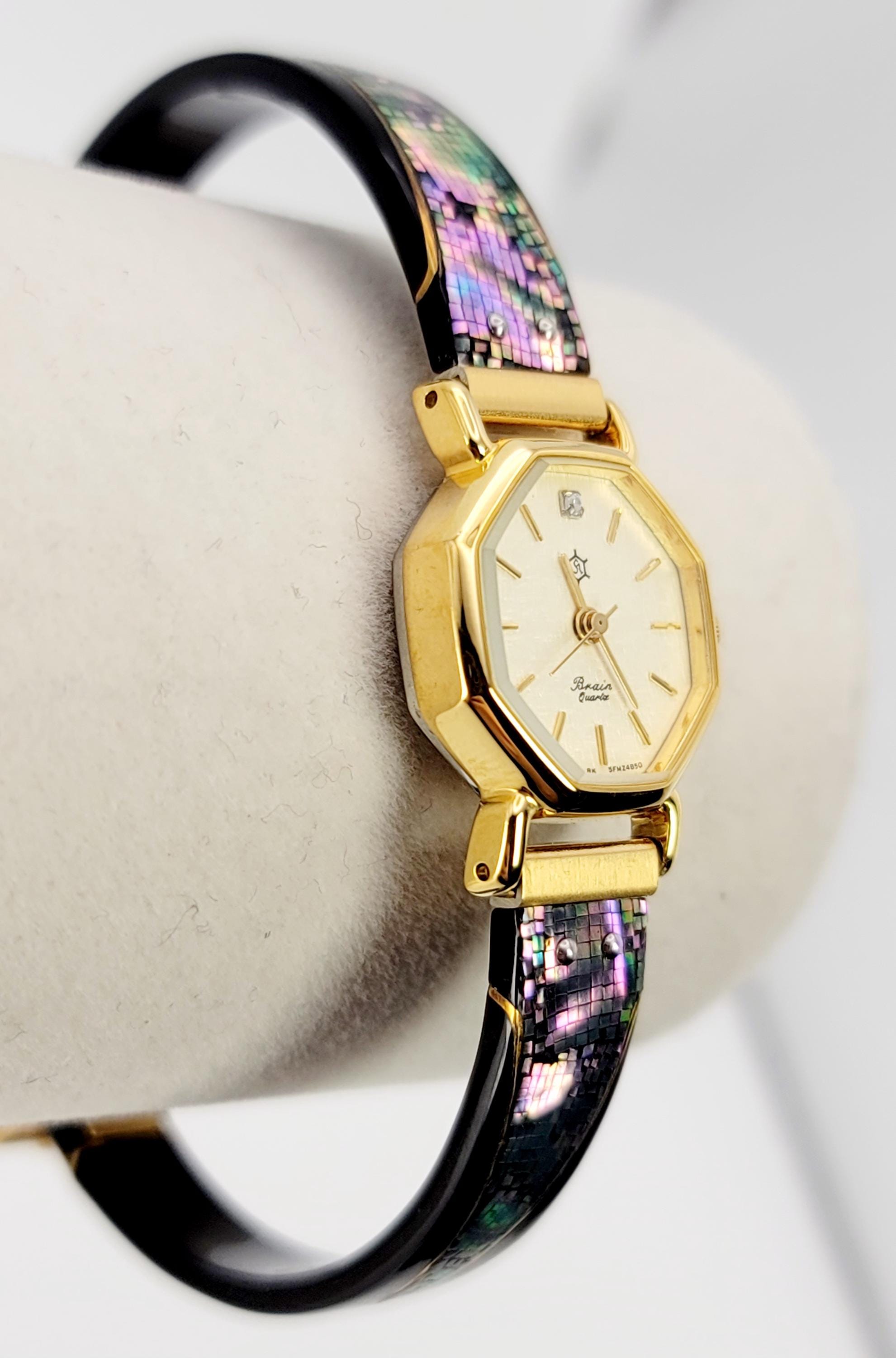 【✨えり✨】ORIENT レディース 腕時計4本セット Vintage Orient “brain Quartz” Women's Watch – Gold-tone Octagonal