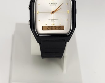 Vintage Casio AW-48H Ana-Digi Alarm Chronograph Herrenuhr