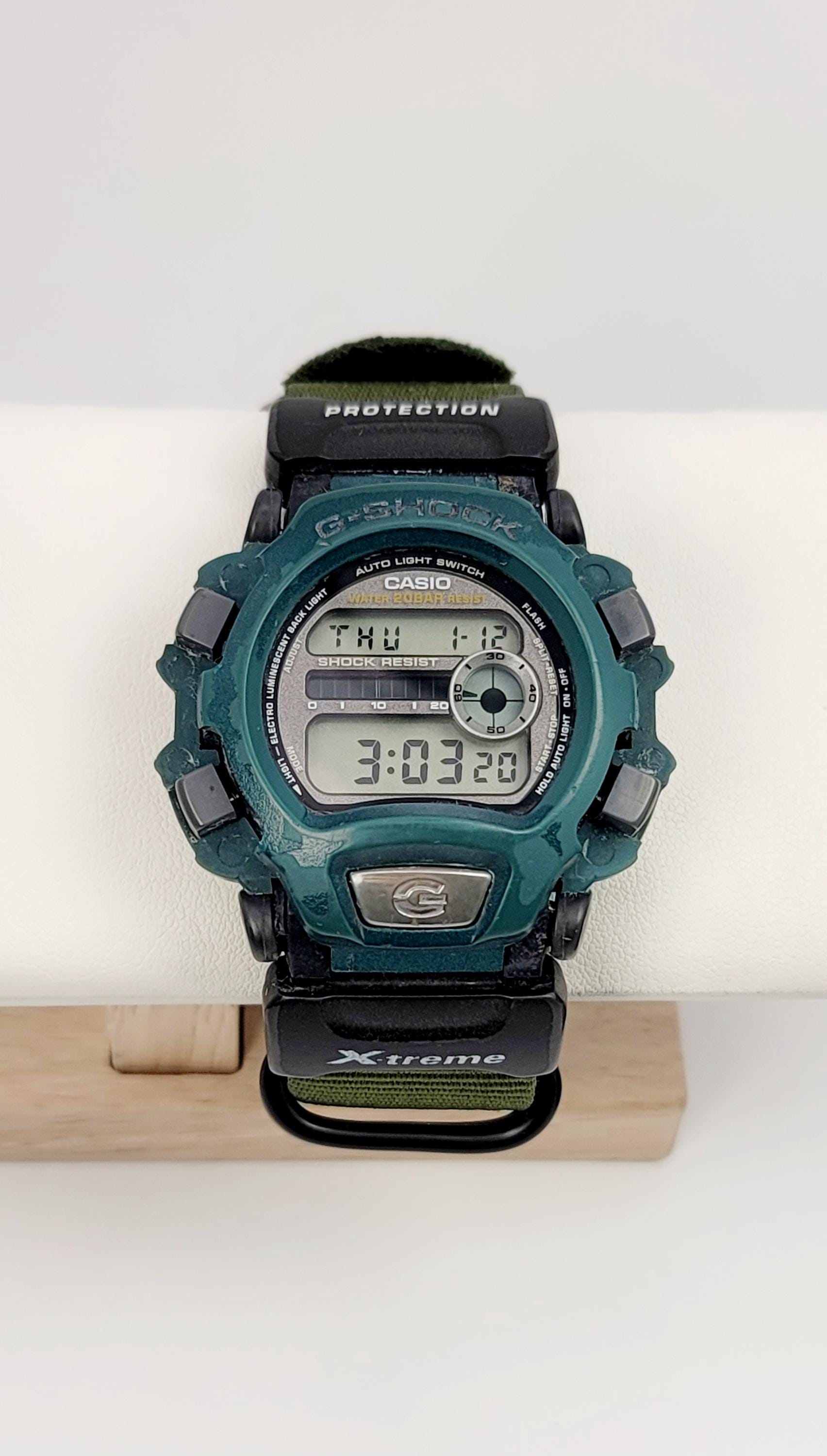 ヴィンテージ カシオ G-Shock DW-004 X-Treme 1826 – ティール 