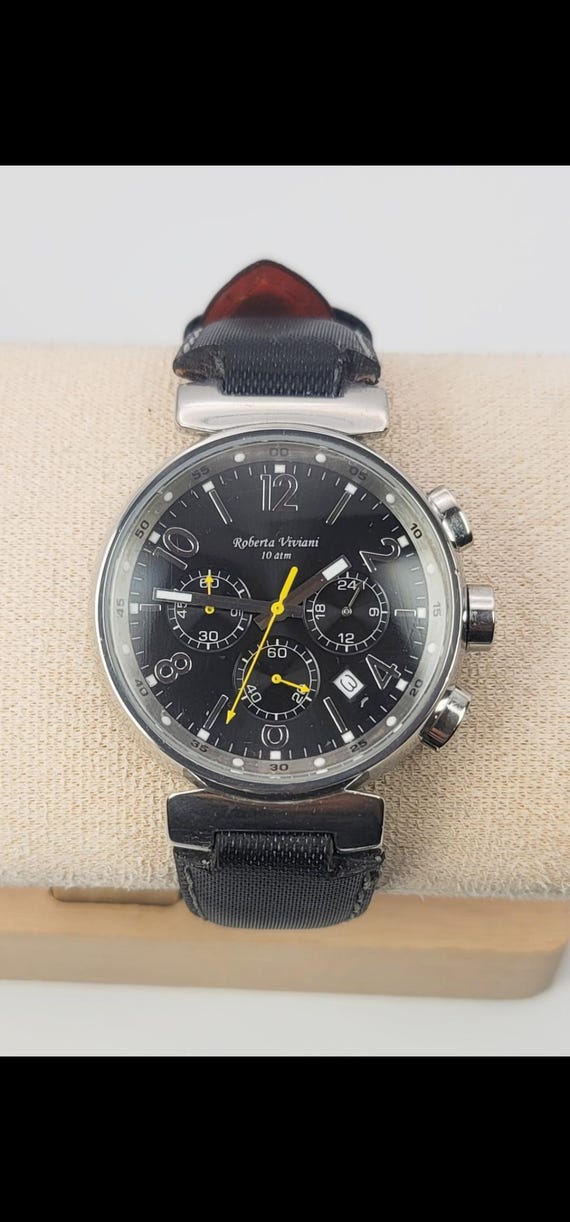 Roberta Viviani RV‑1320 Chronograph Men's Watch – Black Dial W