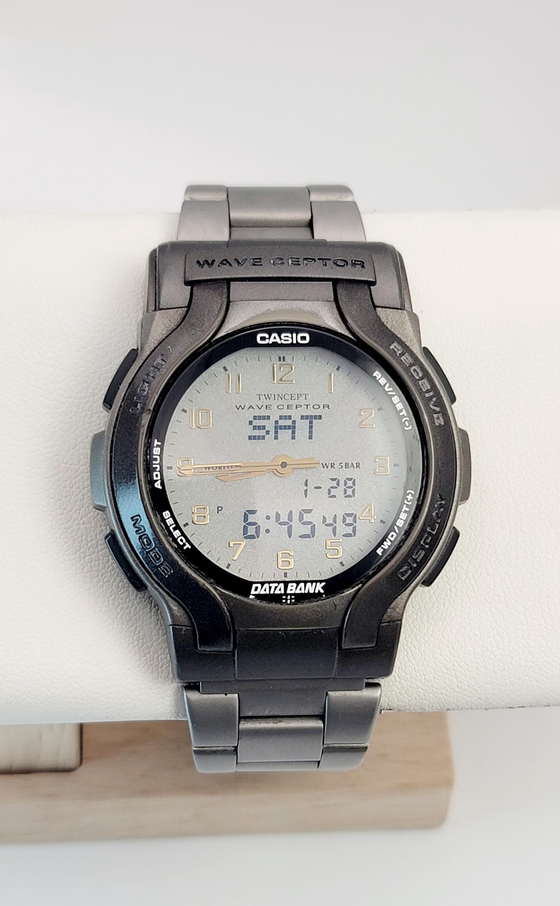 CASIO WAVE CEPTOR データバンク 電波 DBC-W151 Casio wave ceptor 