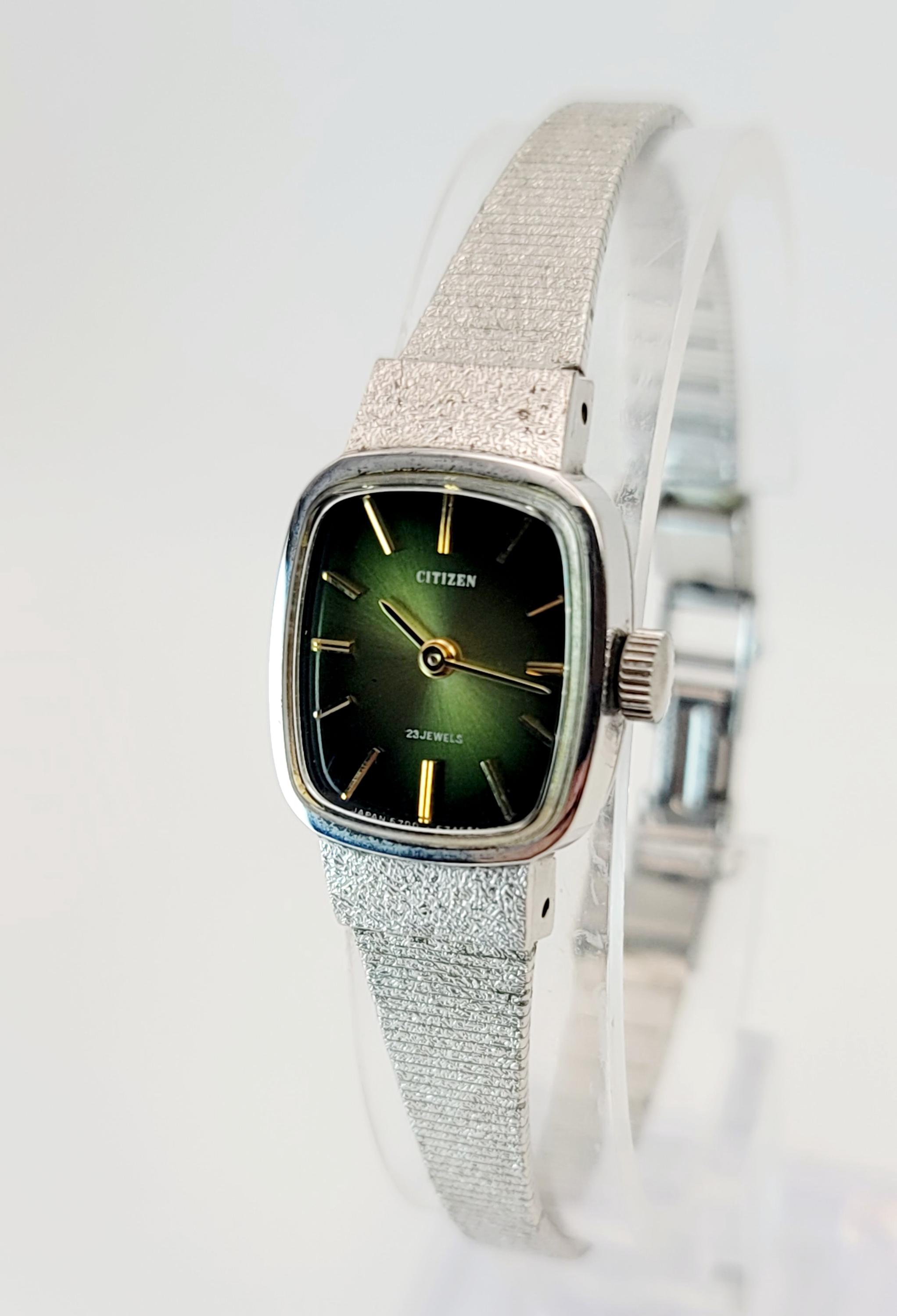 Citizen 6800 Vintage Watch Womens Silver Stainless Steel 21 Jewels‎ Manual Citizen 6800 Vintage Watch Womens Silver Stainless Steel 21  main image 2