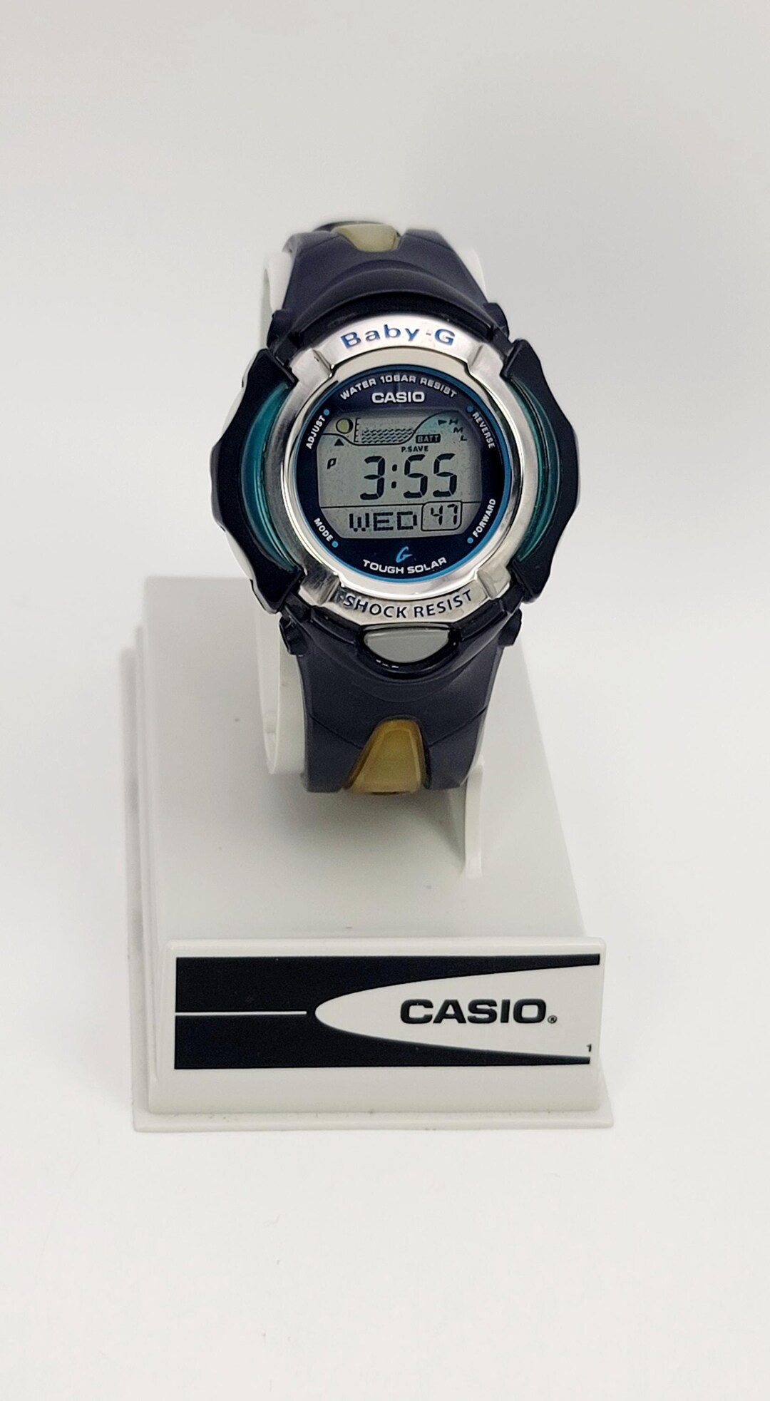 Casio Baby-G BGX-220 Tough Solar Tide Graph Blue Digital Watch Module 2611 Japan Casio Baby G Watch - Etsy main image 3