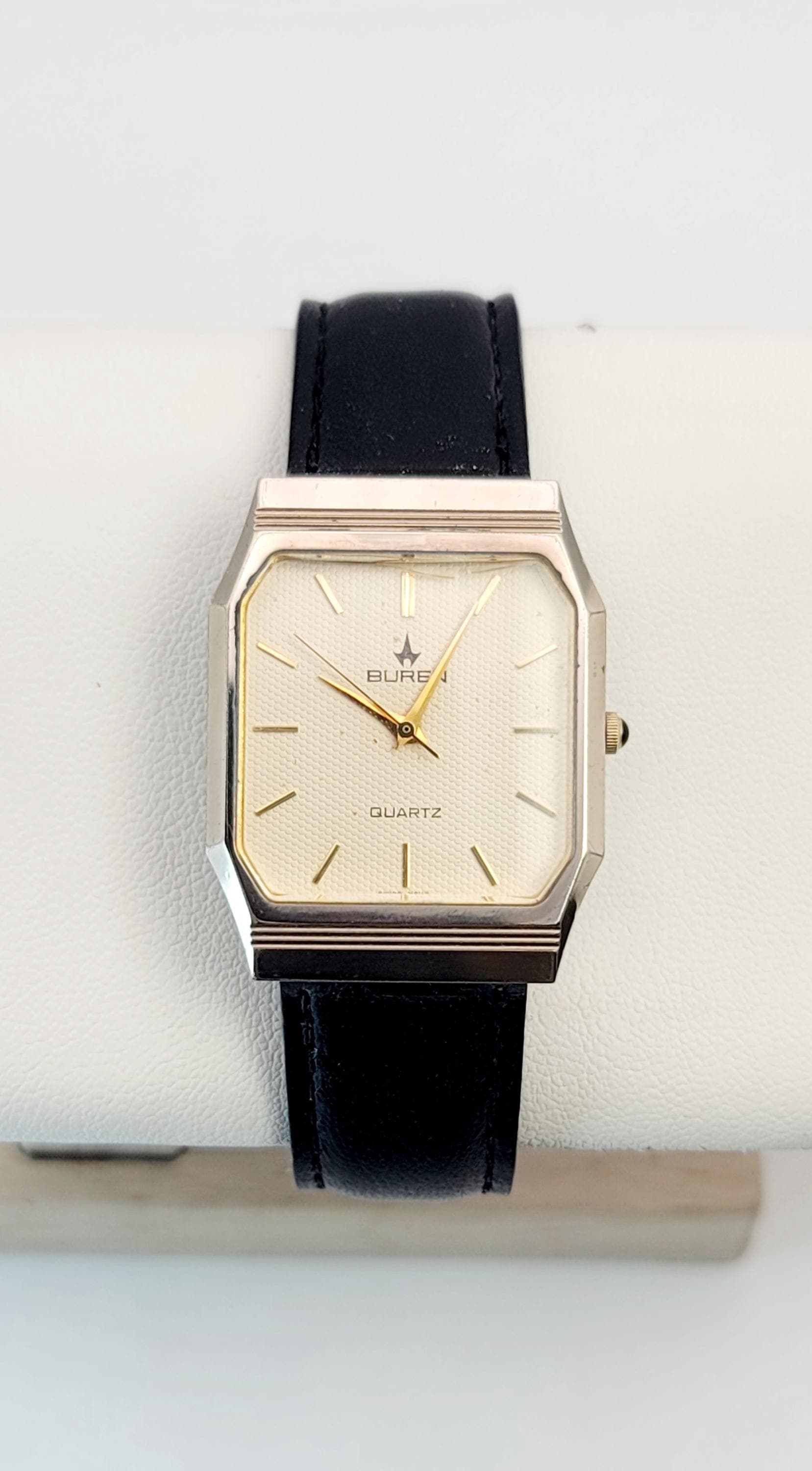 ヴィンテージ角型時計 金色文字盤ブロンズ ジャンク品 【公式通販】