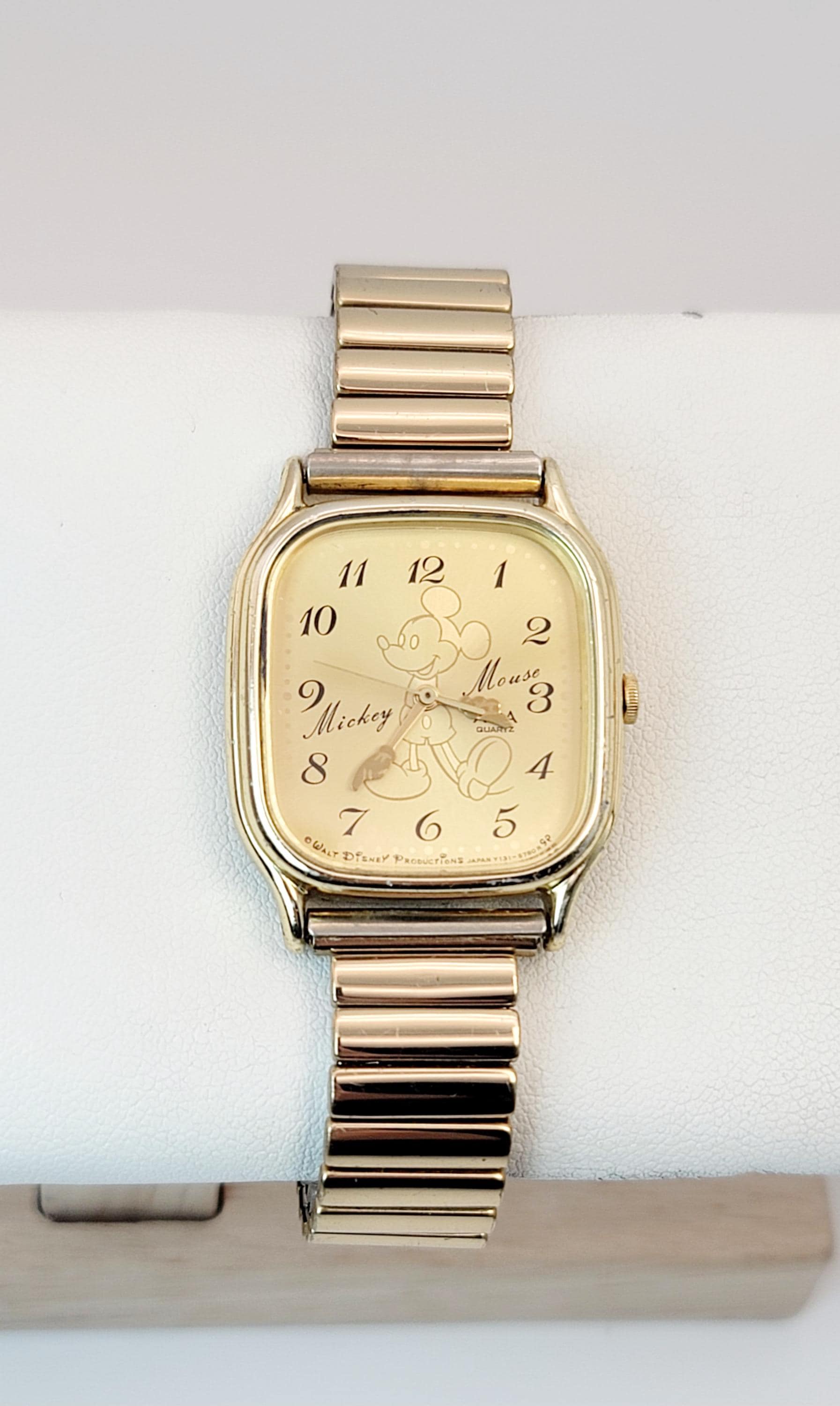 Vintage Mickey Mouse Tank Watch - Etsy
