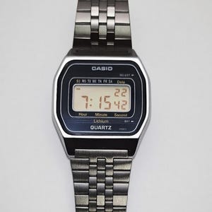 Vintage 1980s Casio B815 (module 155) Digital LCD Watch – Japan M
