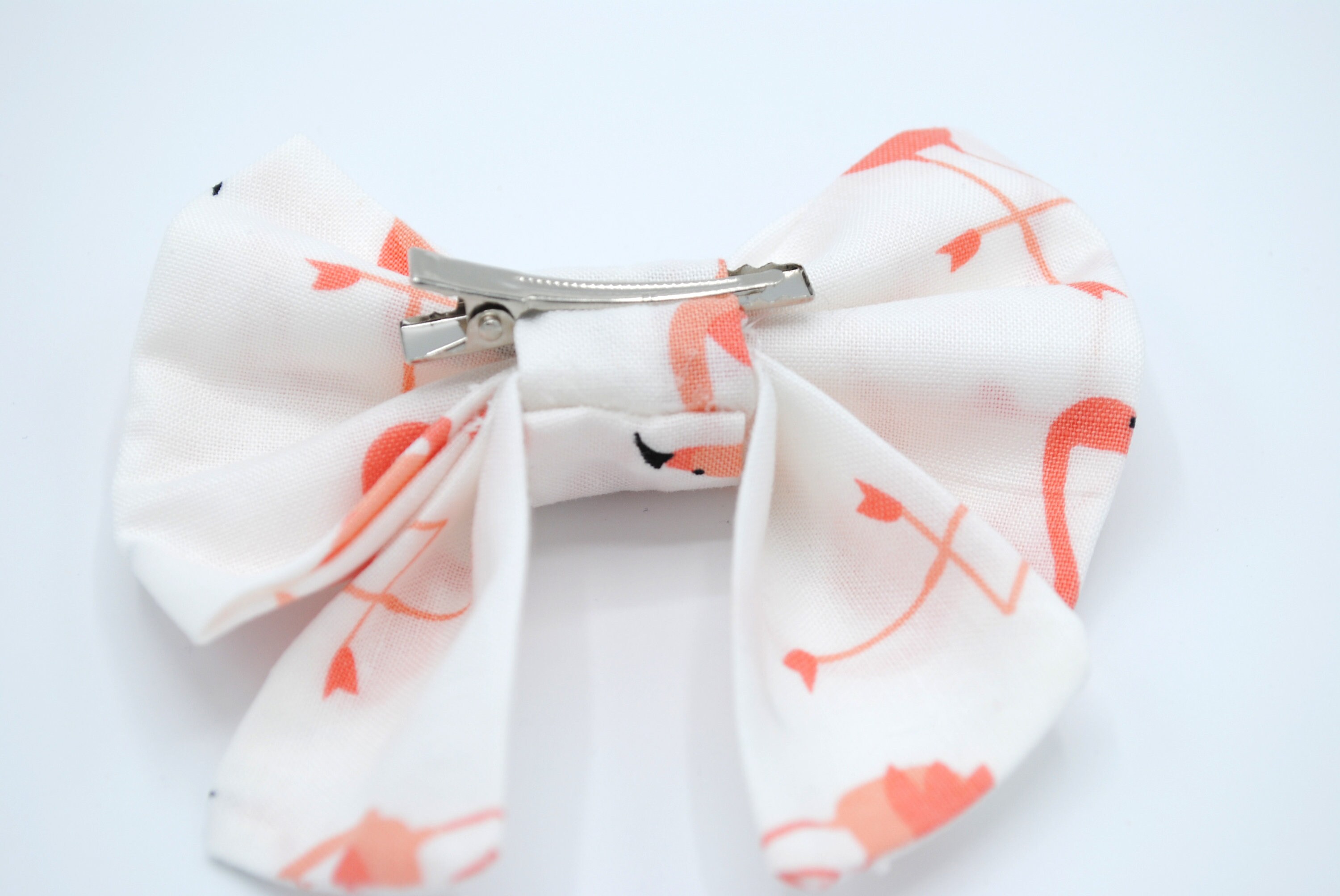 Pink Flamingo Hair Clip Baby girl Toddler girl Alligator Etsy