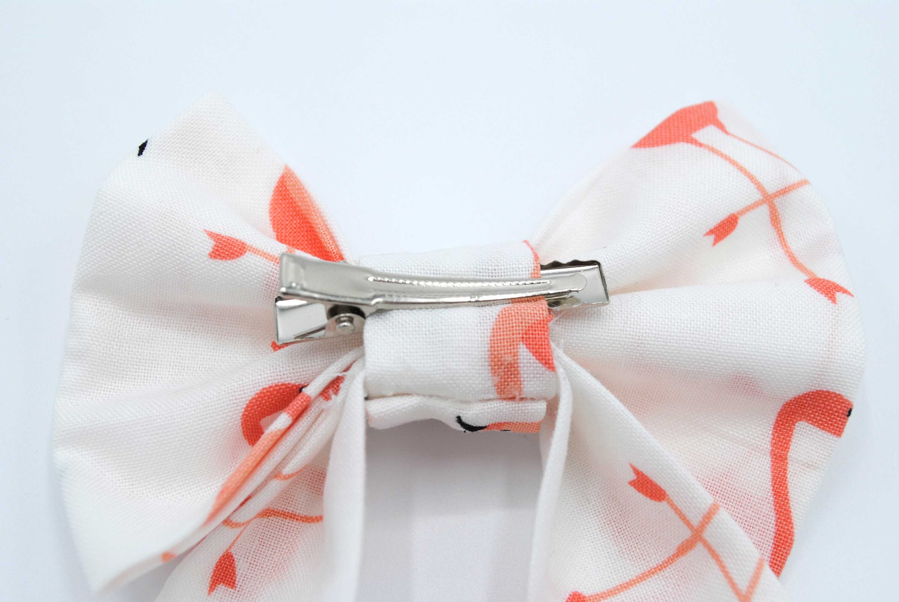 Pink Flamingo Hair Clip Baby girl Toddler girl Alligator Etsy