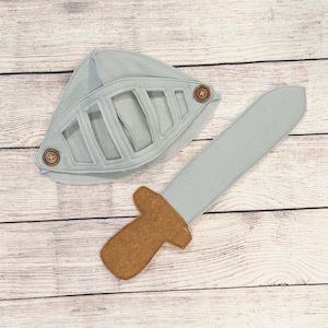 The Brave Knight - Casque et épée - Set de feutre pour enfant