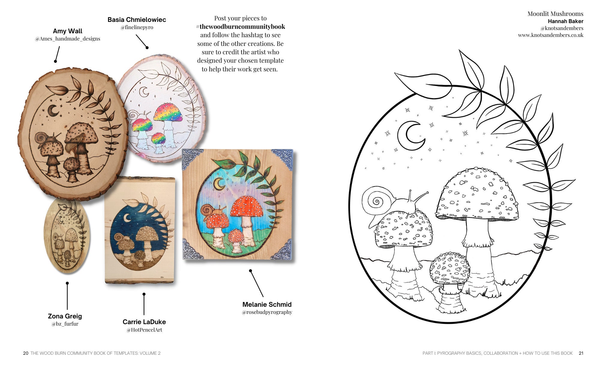 The Wood Burn Community Book of Templates: RADIAL SYMMETRY EDITION e-book 