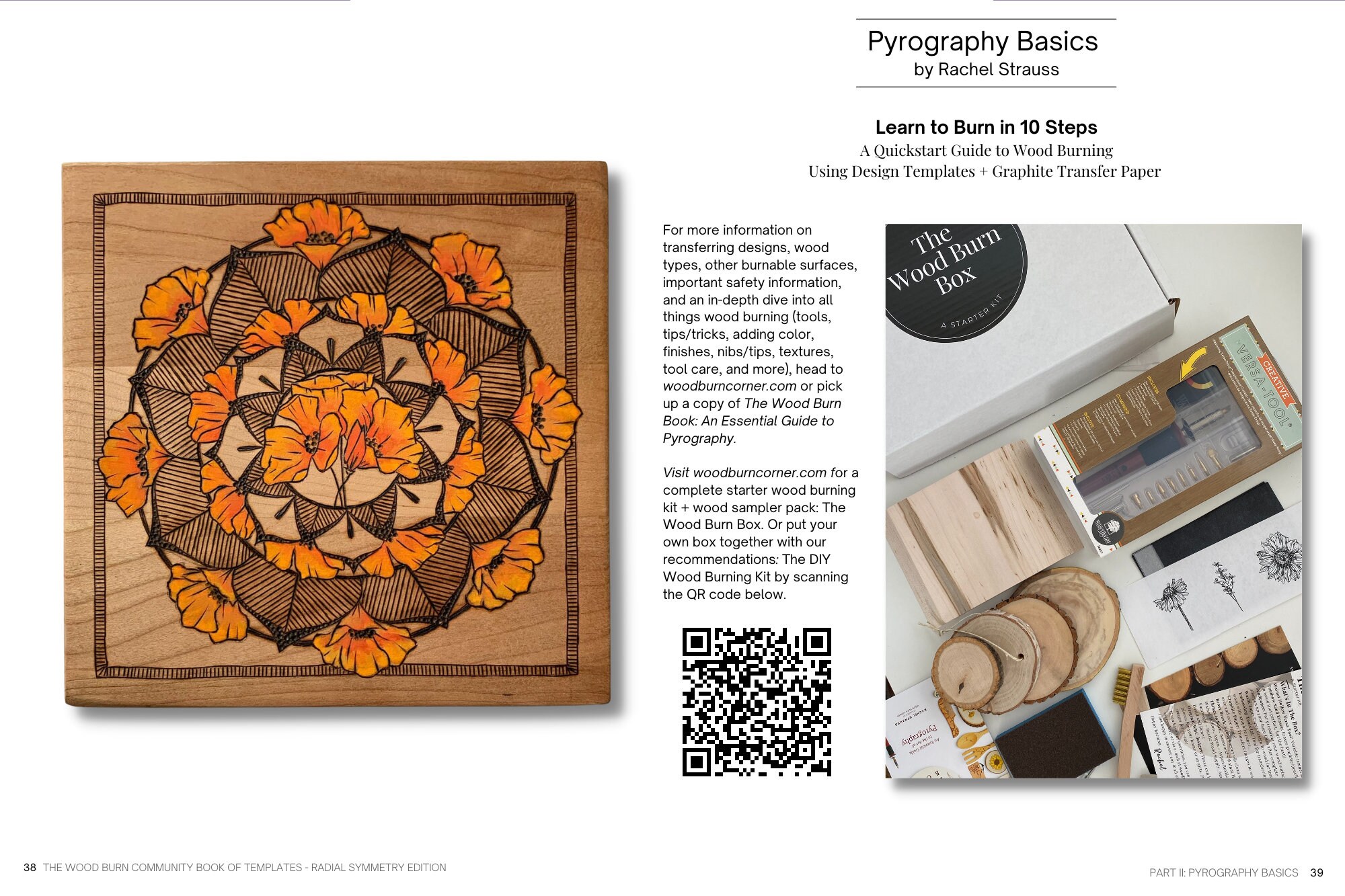 The Wood Burn Community Book of Templates: RADIAL SYMMETRY EDITION e-book 