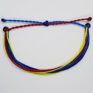 Autism Acceptance Bracelet | autism awareness, rainbow bracelet, string bracelet, adjustable bracelet, for a cause, autism bracelet