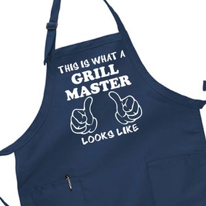 gift apron for him, Christmas gift Apron For Men, grillmaster kitchen apron, mens bbq apron Grill Apron For Men gift, Chef apron for him #A7