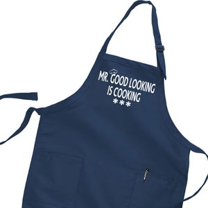 funny mr good looking apron Christmas gift, funny mens gift grill gift, apron gift idea for Men, gifts for him dad gift, boyfriend gift #A23