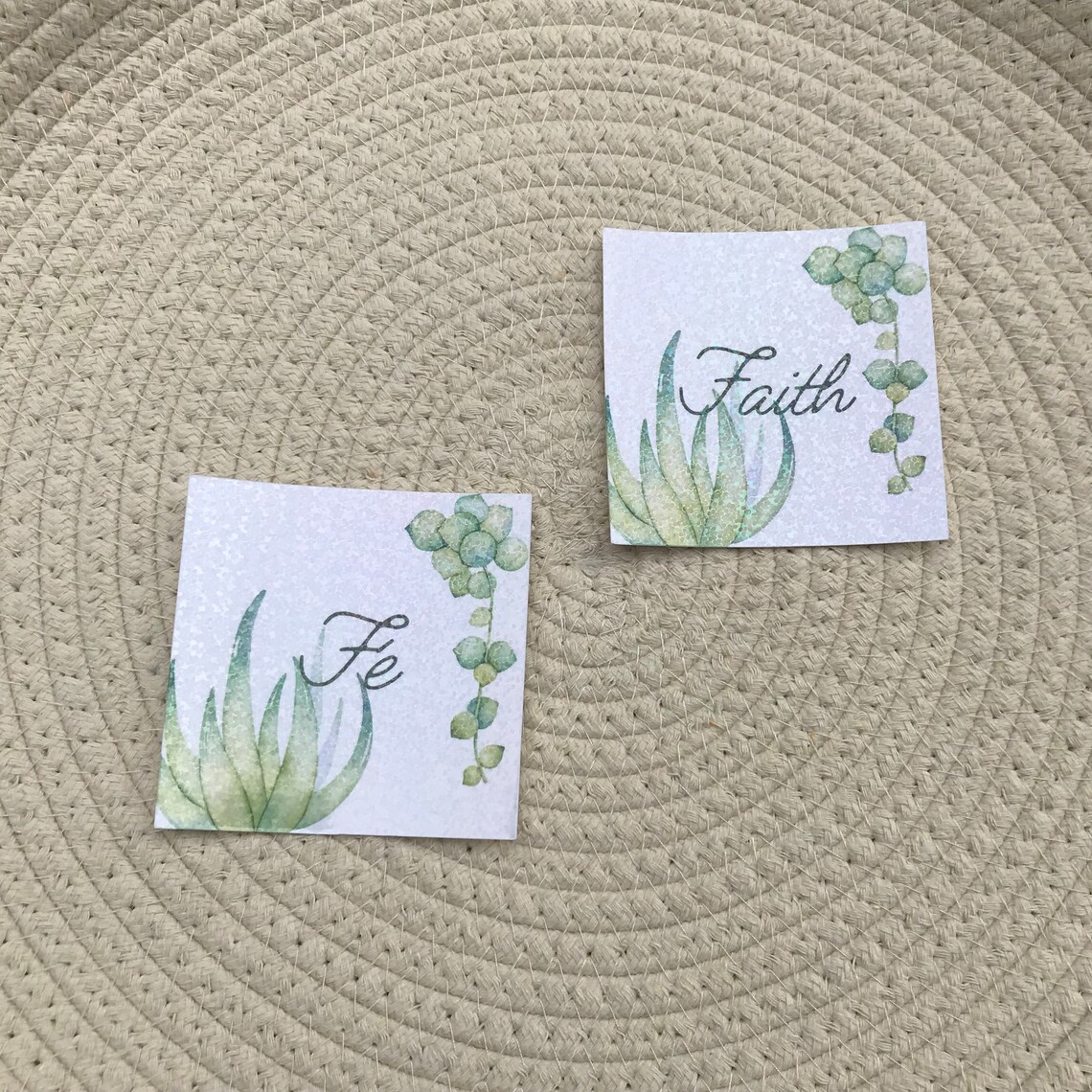 Con Fe Sticker Faith / Fé Laminated Holographic Stickers - Etsy