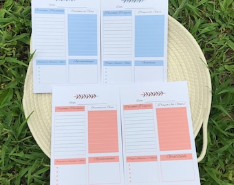 CUADERNO DE ORACIÓN DIARIA- 30 hojas- Opciones en español e inglés