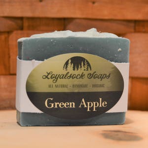 Green Apple Soap - organic, handmade, all natural