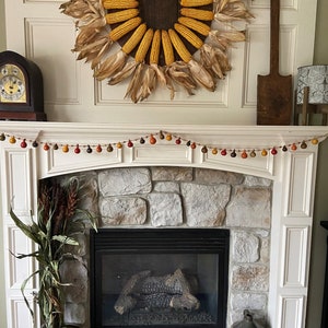 Fall Stained Gourd Garland