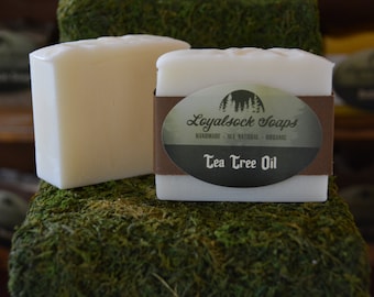Tea Tree Oil Soap BEST SELLER! - organic, handmade, all natural