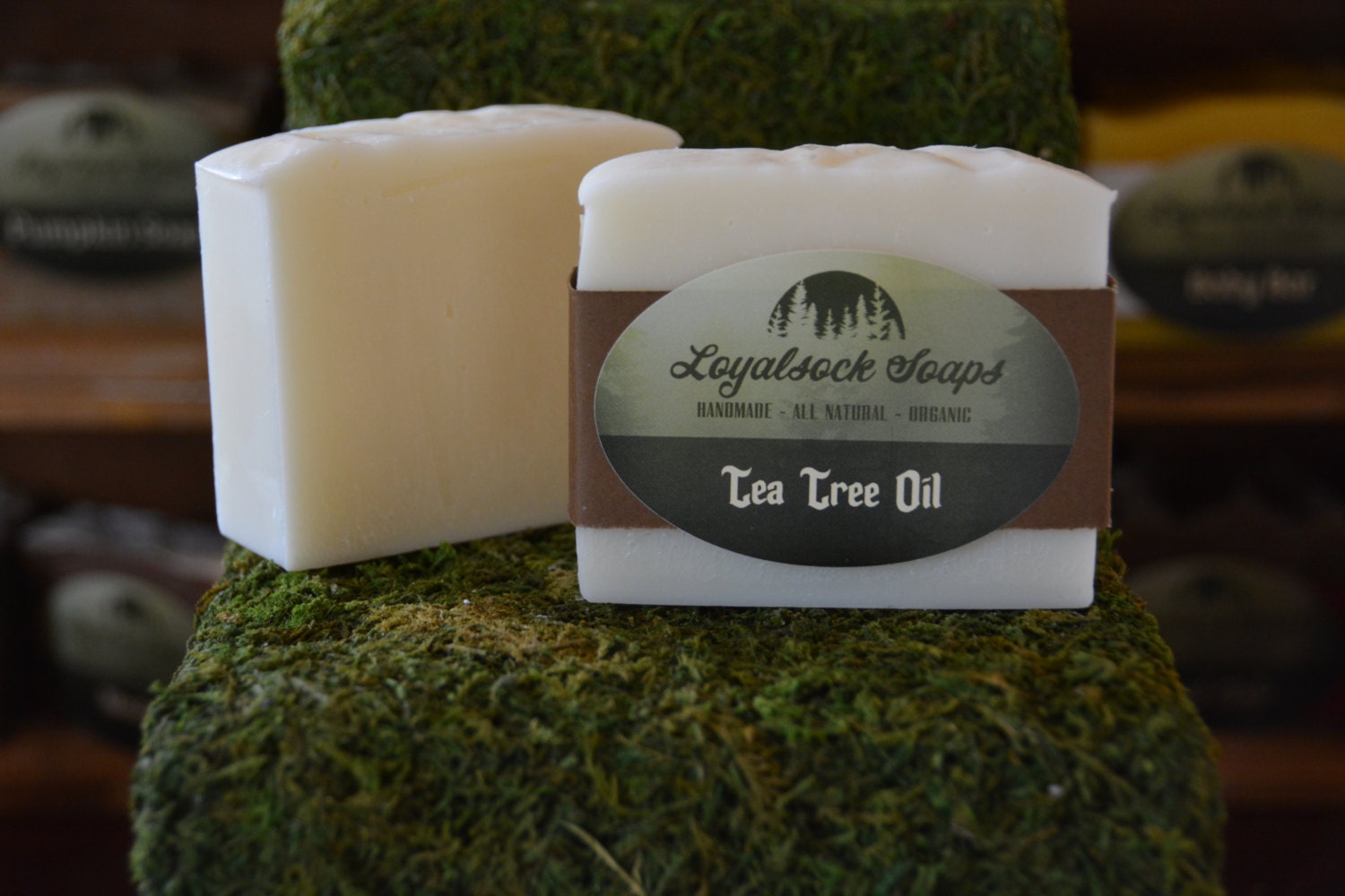 Tea Tree Oil Soap BEST SELLER organic handmade all Etsy