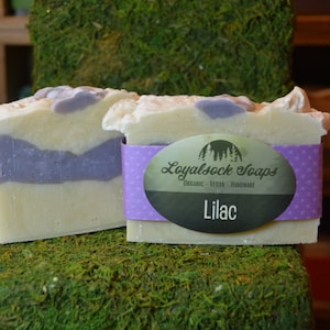 Lilac Soap - organic, handmade, all natural, vegan