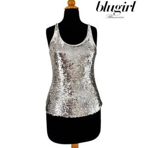 Y2K Blumarine Blugirl sequin tank top , vintage designer top