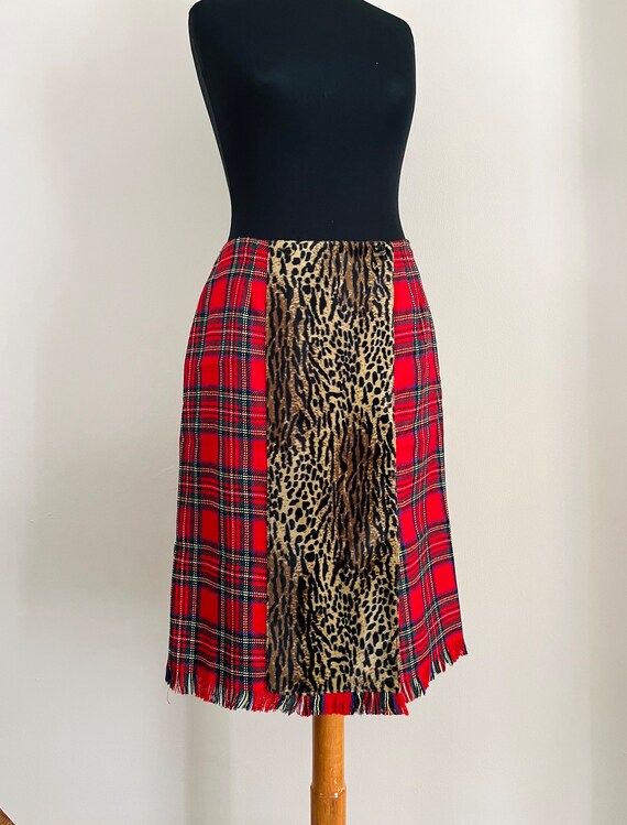 Vintage Blumarine blugirl mid length skirt  kilt … - image 9