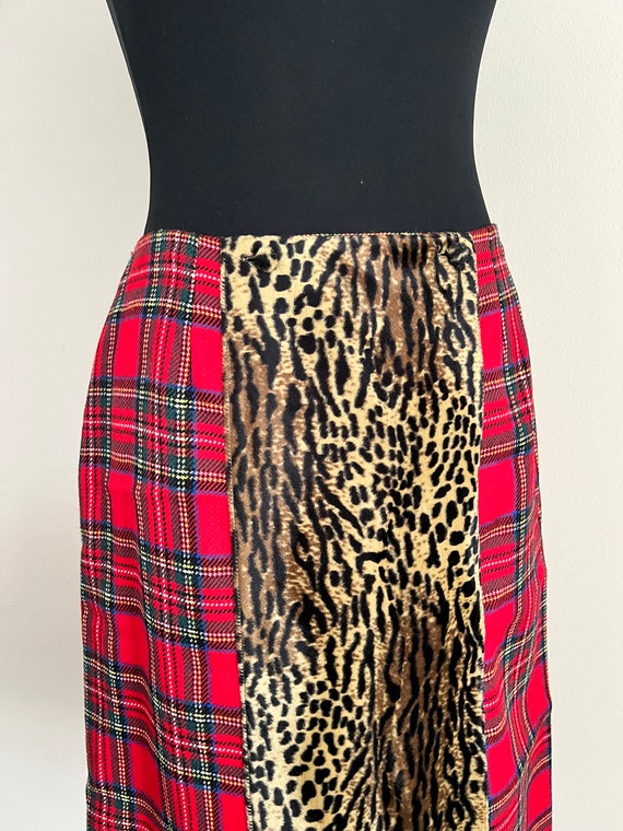 Vintage Blumarine blugirl mid length skirt  kilt … - image 7