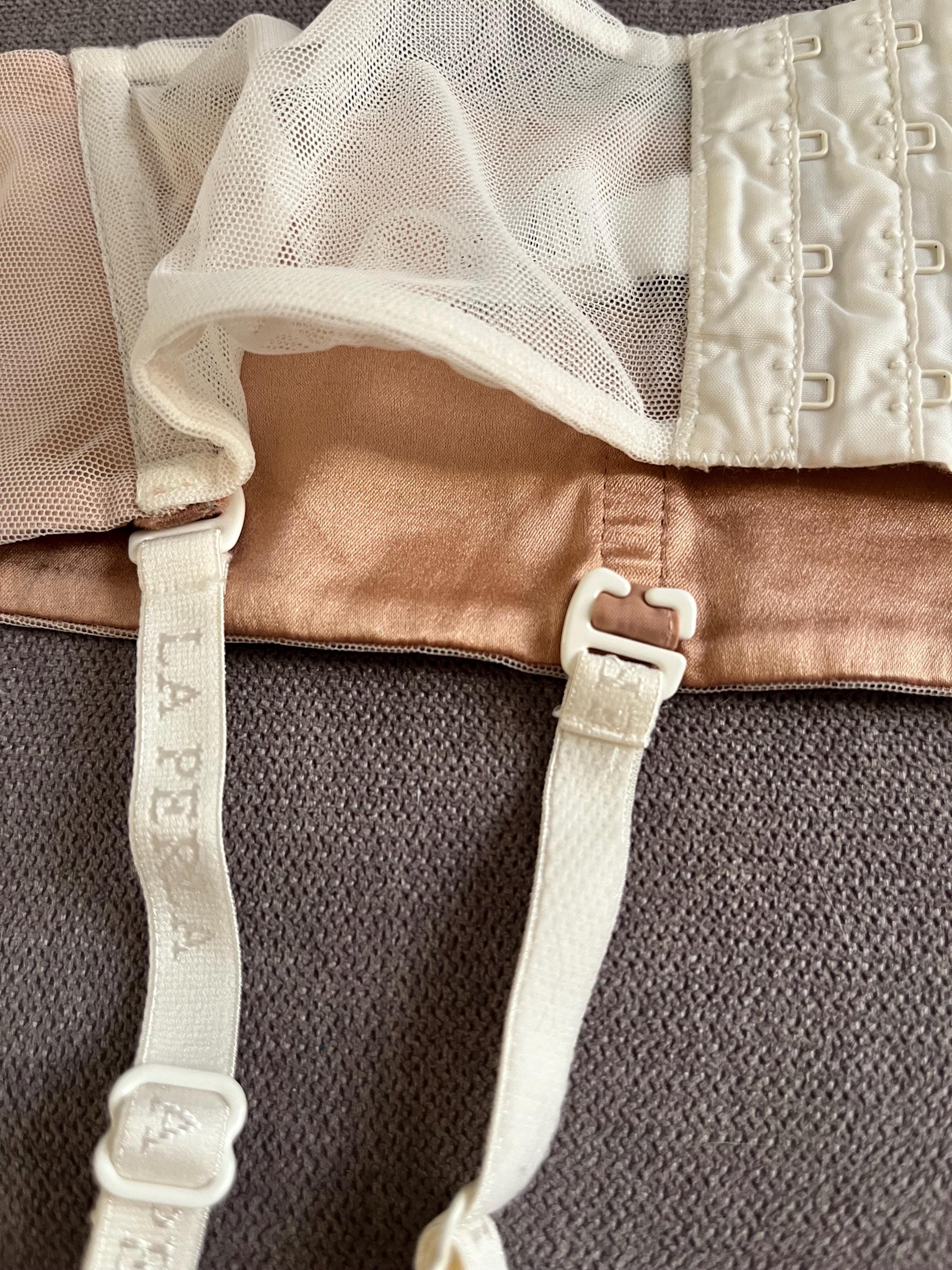 La Perla Suspender Belt - Satin and Lace Garter Belt - Luxury Lingerie-  Bridal Lingerie