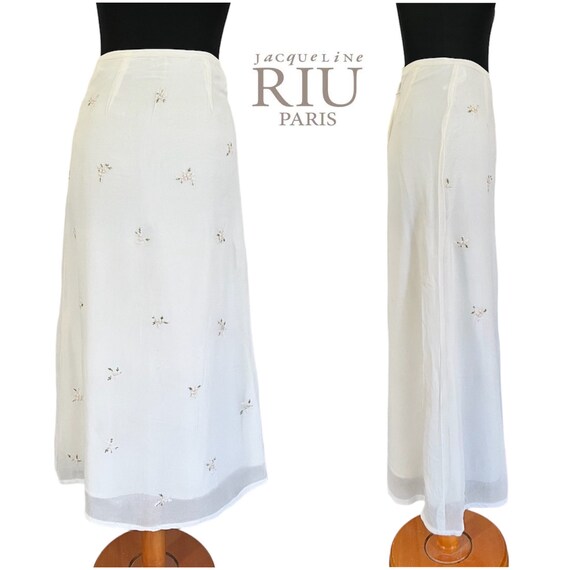 Riu リウ Embroidery lace mermaid skirt 新品未使用】Riu Ribbon lace mermaid skirt - メルカリ