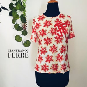 Gianfranco Ferre Jeans Floral Print woman’s T-shirt