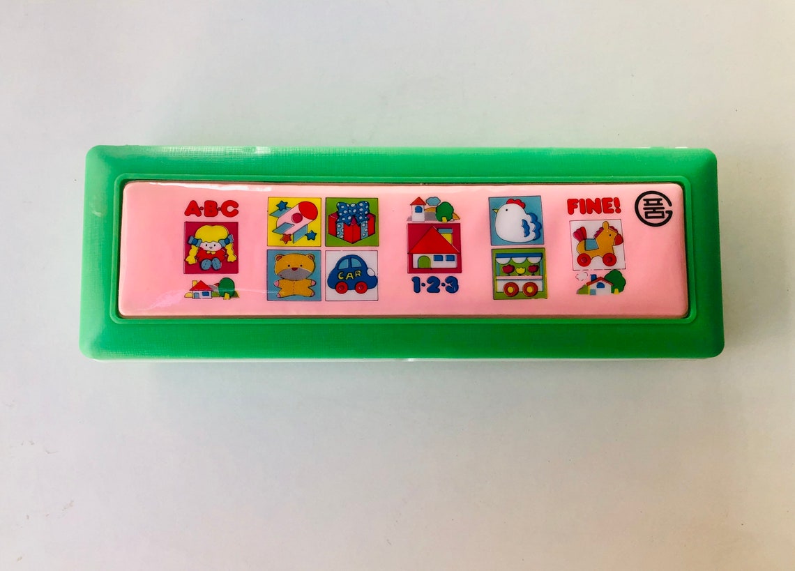 80s Vintage Plastic Pencil Case/ Back to School Gift/ Double Etsy