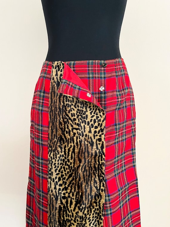Vintage Blumarine blugirl mid length skirt  kilt … - image 6