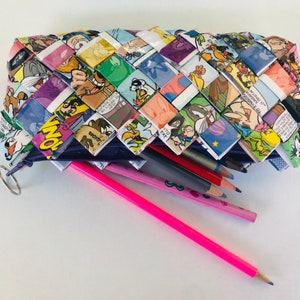Astuccio/portafoglio Looney Tunes, astuccio per il trucco ecologico a zero sprechi, regalo vegano