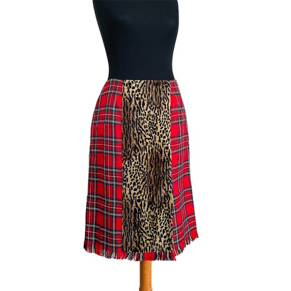 Vintage Blumarine blugirl mid length skirt  kilt … - image 3