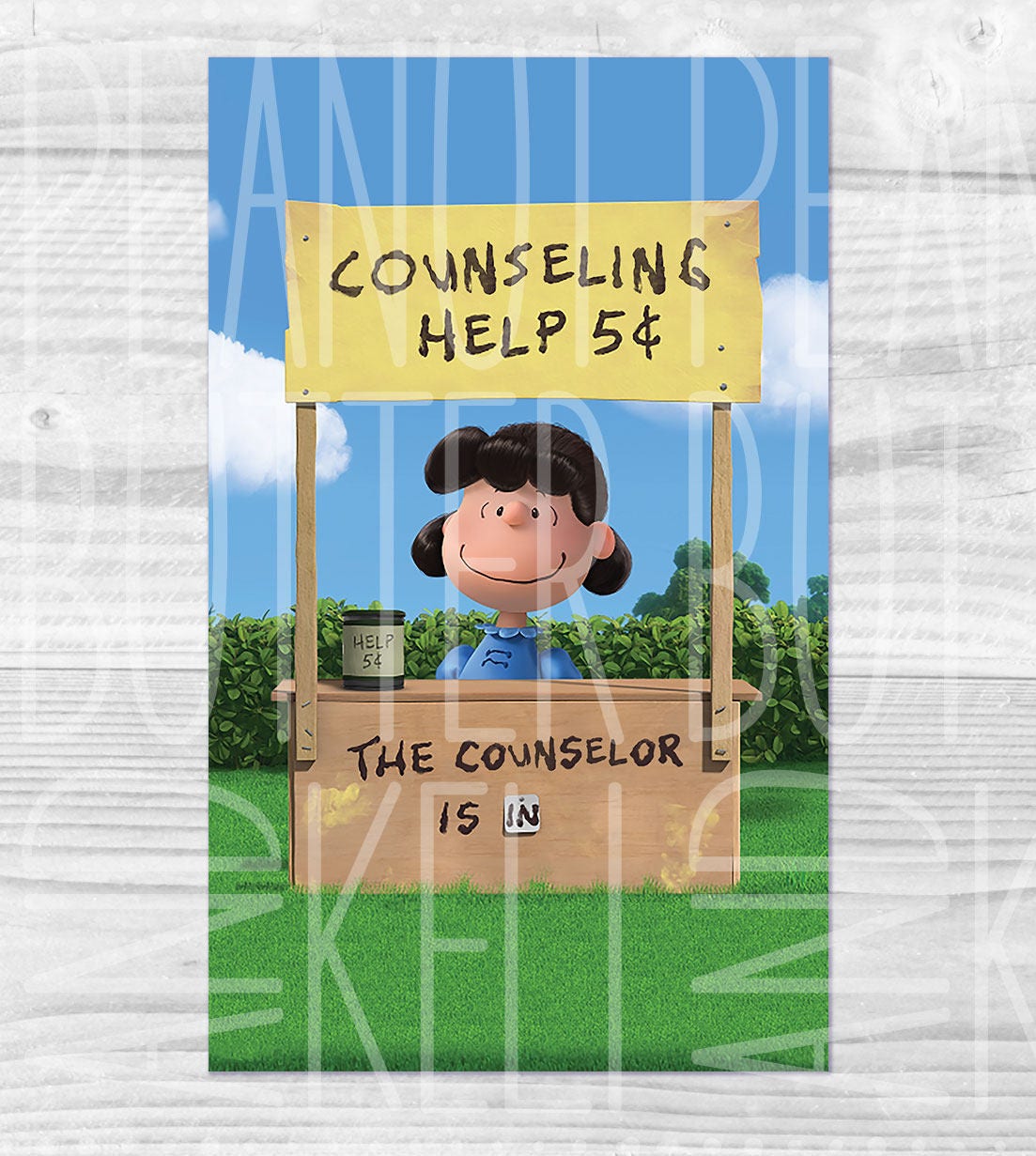 Lucy Peanuts Counseling 11x17 Wall/Office Poster IMMEDIATE Etsy