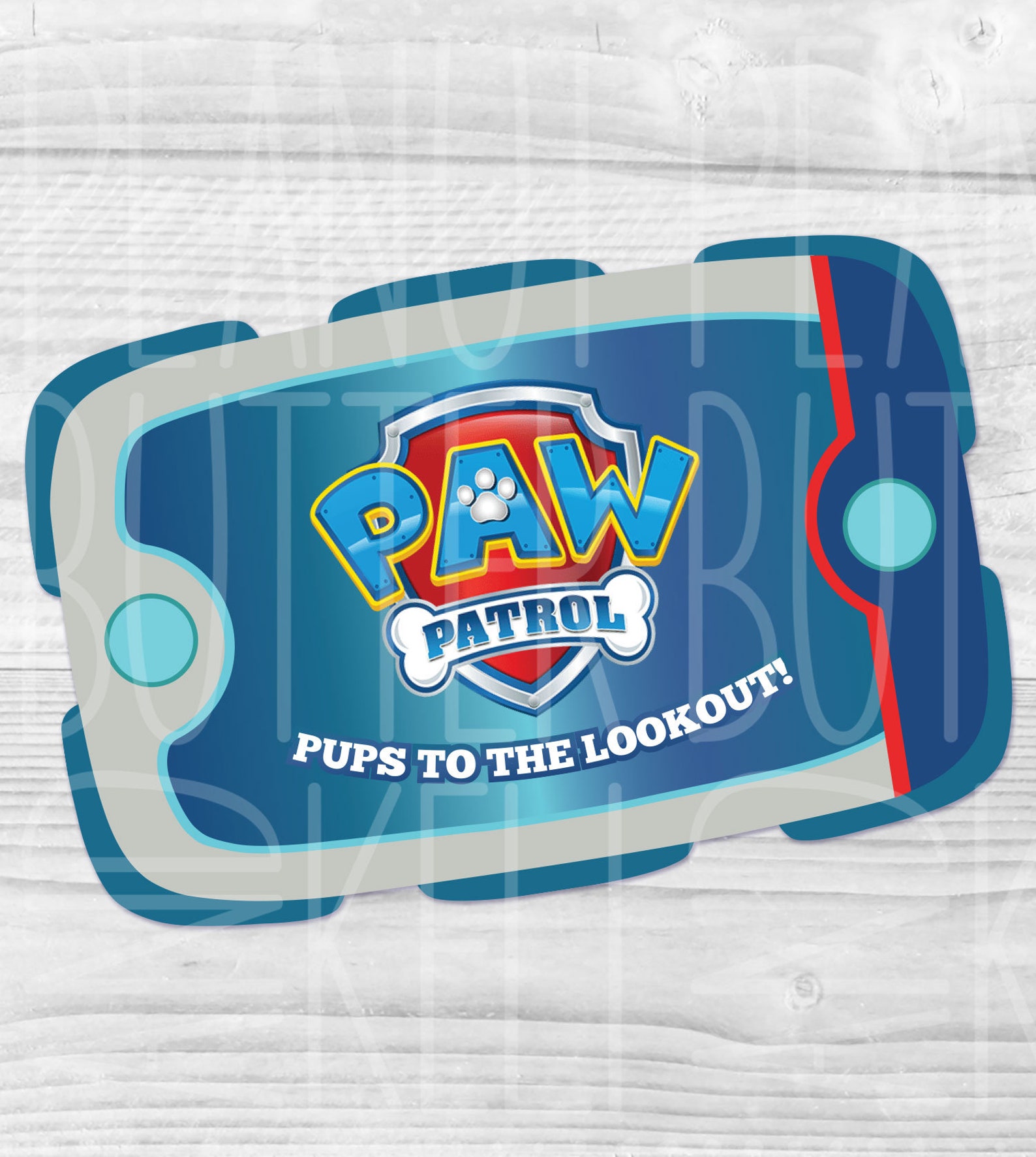 Paw Patrol Ryder's Pup Pad Customizable Slidein/out Etsy