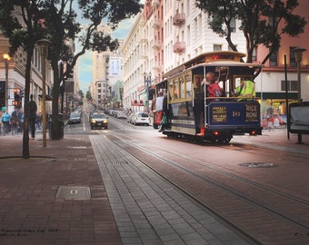Car 16 leaving the Market street turnaround