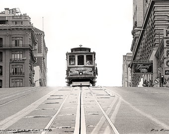 Image from 1970's .  California Street looking westward.