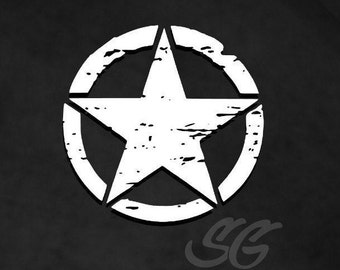 Invasion Star Decal Etsy