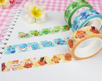 Kawaii Starter Monsters - Washi Tape